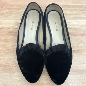 Sarah flint loafers with ruffle detail 37.5